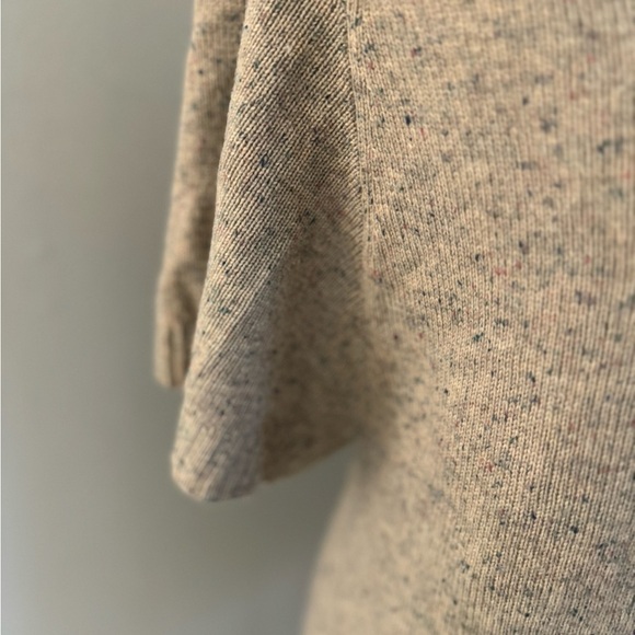 7 For All Mankind Wool/Cashmere Long Scoopneck Sweater Size M Taupe - Picture 3 of 12